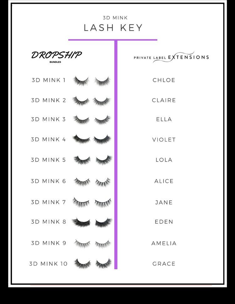3D MINK LASH KEY2 3D Mink Lash Key