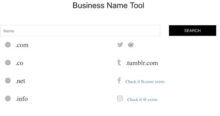 business name tool Name Generator