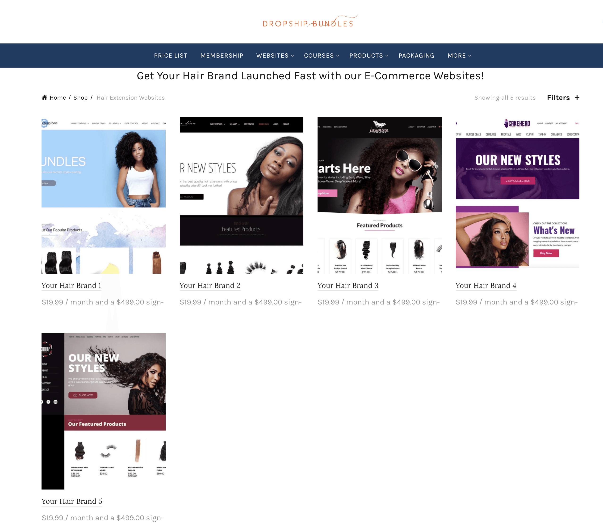 5 websites 5 websites