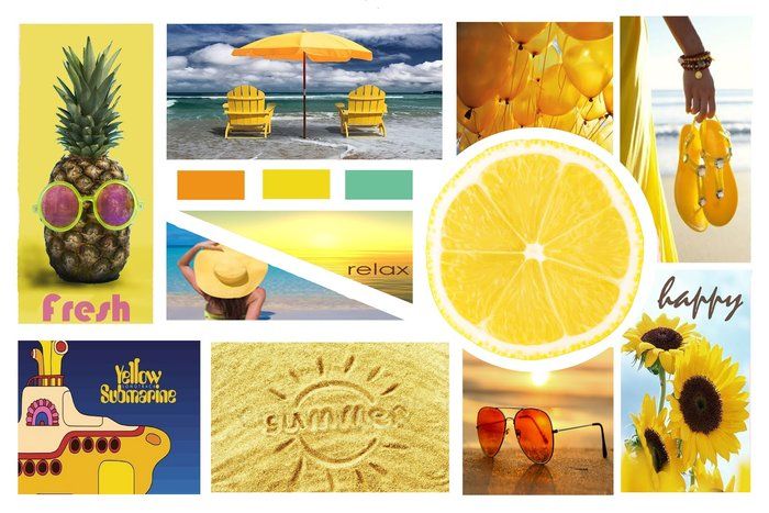 Yellow Collage