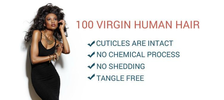 virgin human hair banner