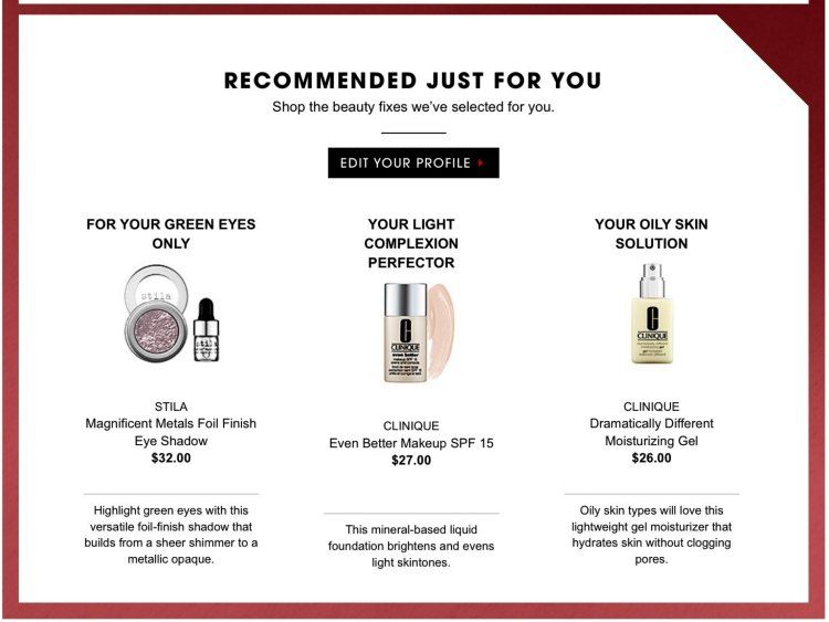 recommended products recommended products