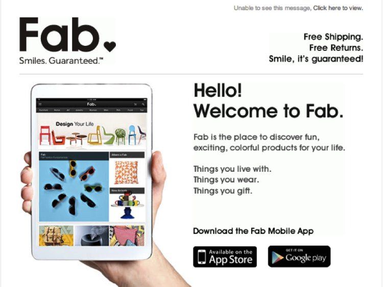 welcome email welcome email