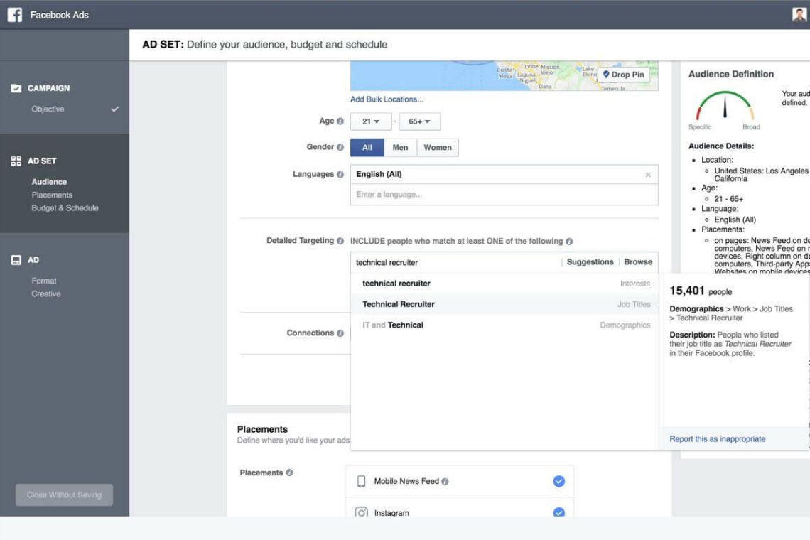 create IG ad set create IG ad set