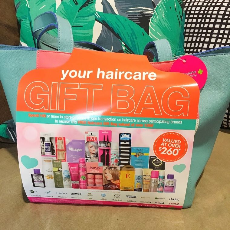 hair brand gift bag