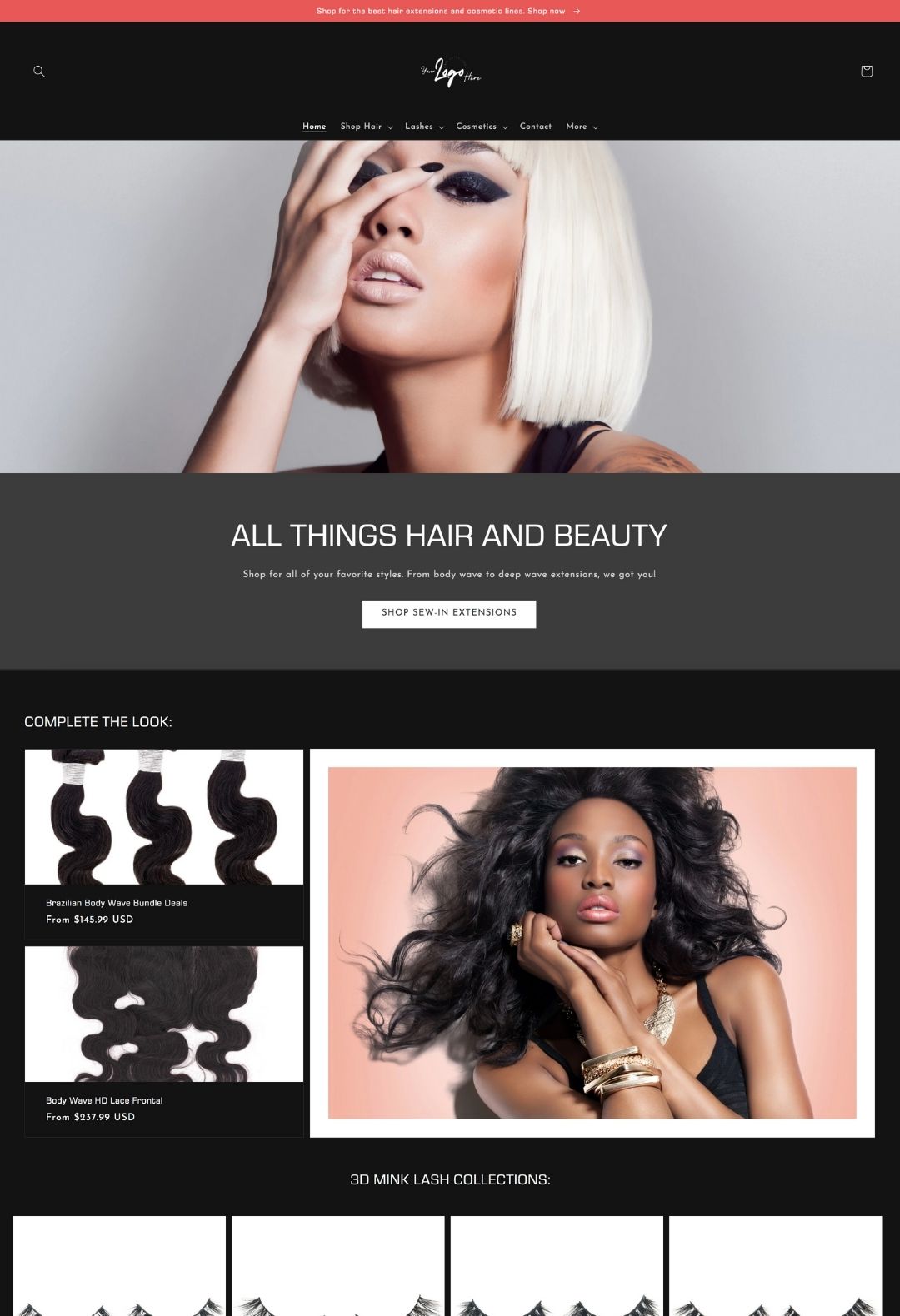 Brand New Shopify Hair Theme 4 Template by Dropship Beauty Brand New Shopify Hair Theme 4 Template by Dropship Beauty