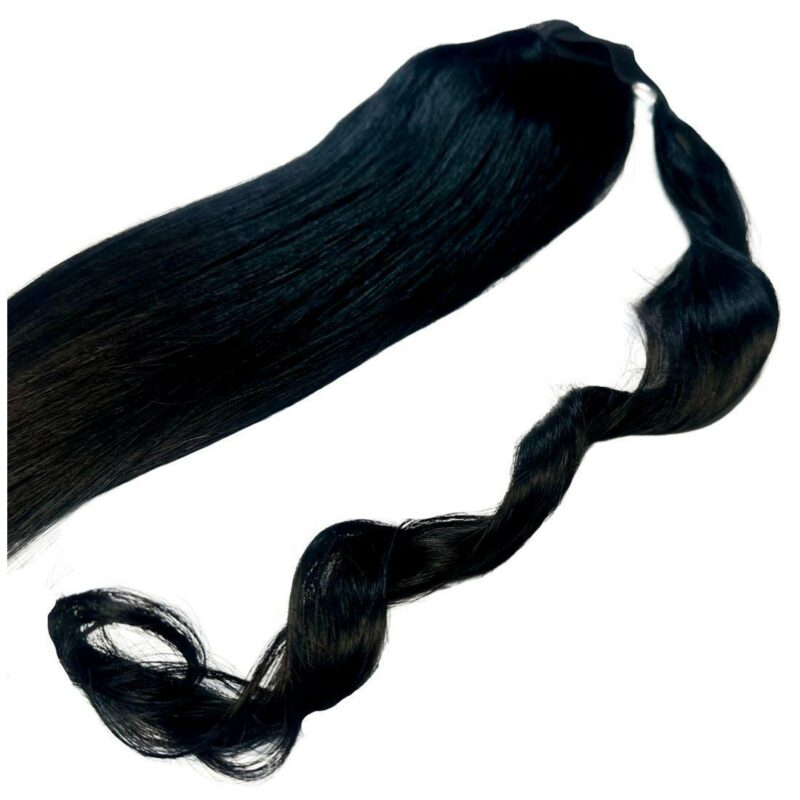 Jet Black Ponytail - Image 3