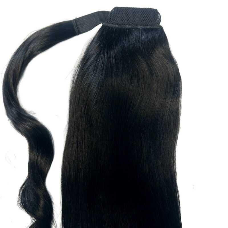 Jet Black Ponytail - Image 4