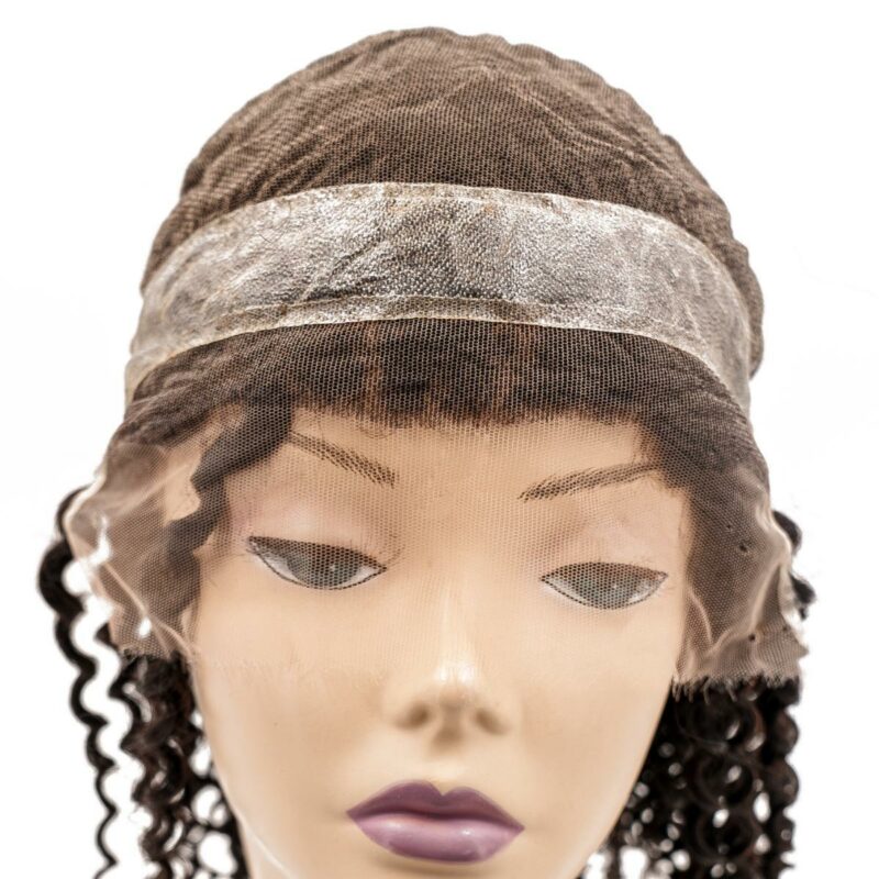 Curly Mono Lace Front PU Medical Wig - Image 5