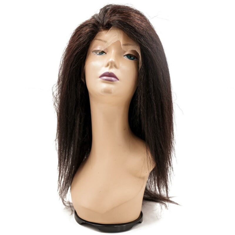 Kinky Straight Mono Lace Front PU Medical Wig - Image 6