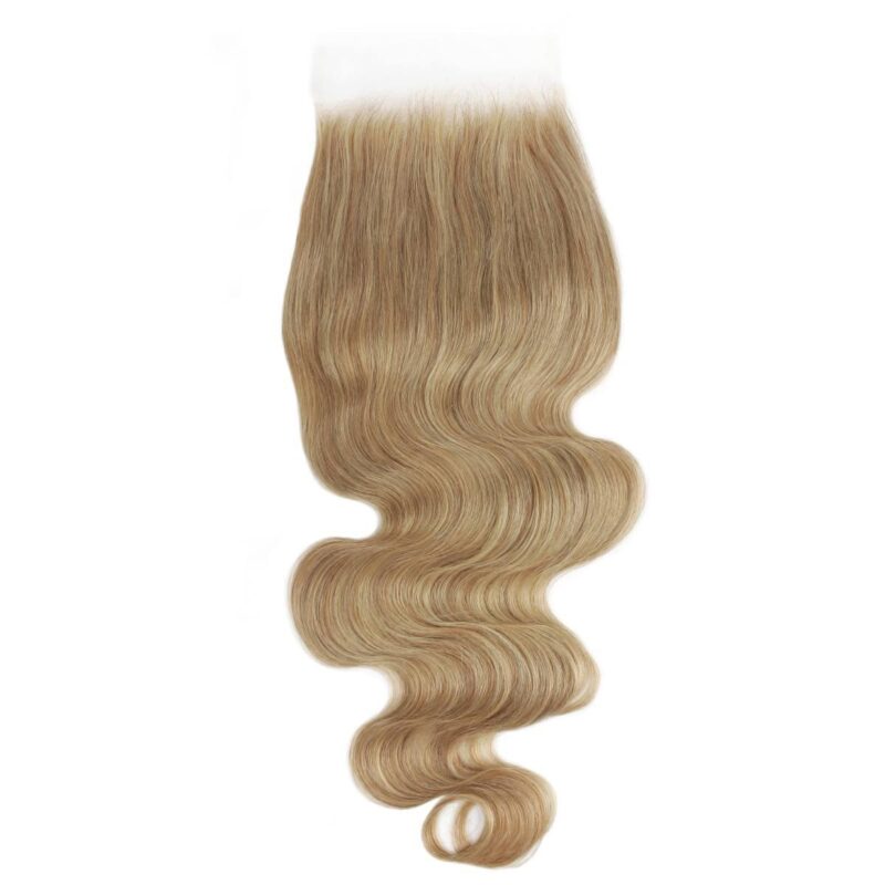 Honey Blonde Body Wave 5x5 HD Closure - Image 3
