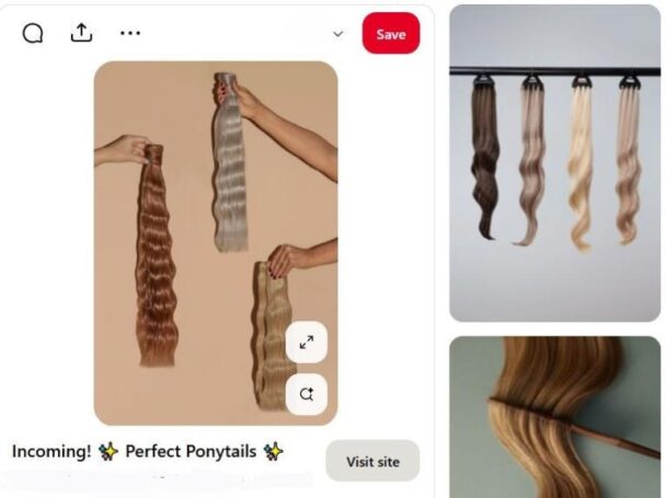 screen from hair extensions board